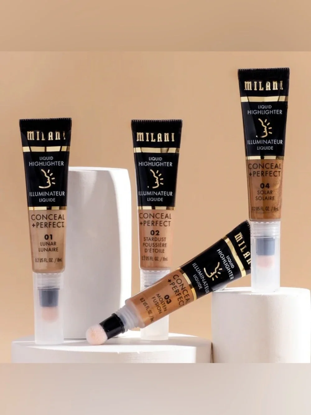 Milani Conceal + Perfect Liquid Highlighter - Lunar, NEW